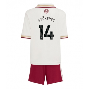 Billige Fotballdrakt Arsenal Viktor Gyokeres #14 Replika Tredjedraktsett Barn 2025-26 Kortermet (med bukser)